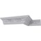 Ekena Millwork 2 1/2"H x 2 7/8"P x 3 7/8"F x 94 1/2"L Quentin Crown Moulding MLD02X02X03QU - alternate 3